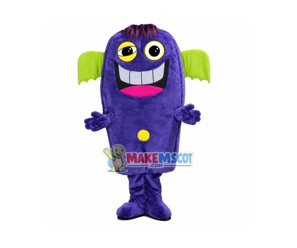 Violetta the Purple Monster Mascot Costume Violetta the Purple Monster Mascot Costume