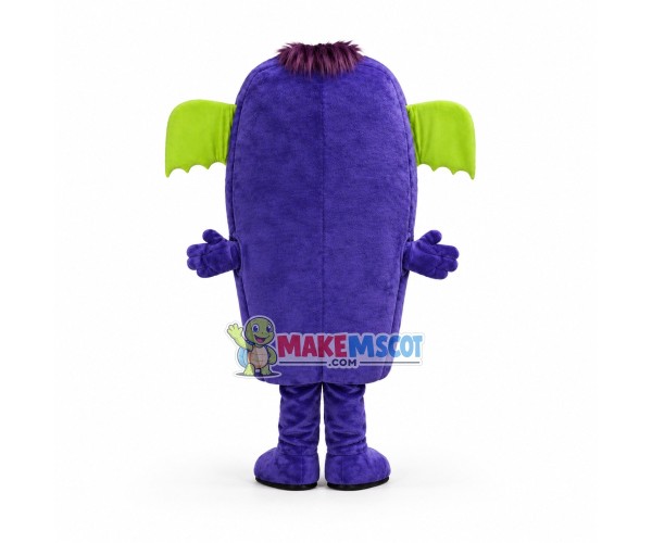 Violetta the Purple Monster Mascot Costume Violetta the Purple Monster Mascot Costume