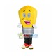 Deluxe Cartoon Yellow Light Bulb Mascot Costume 