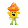 Adult Cartoon Orange Mushroom Mascot Costume 