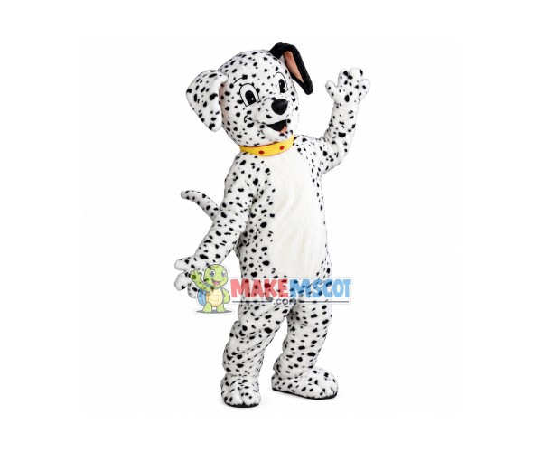 Lively Dalmatian Mascot Costume Lively Dalmatian Mascot Costume