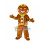 Adult Size Gingerbread Man Mascot Costume 