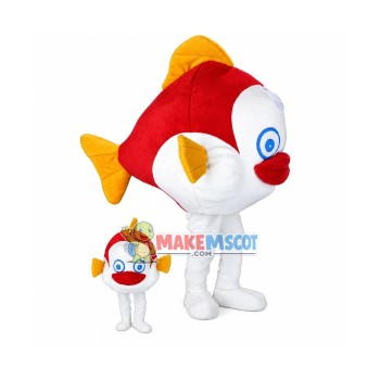 Deluxe Puffer Fish Mascot Costume 