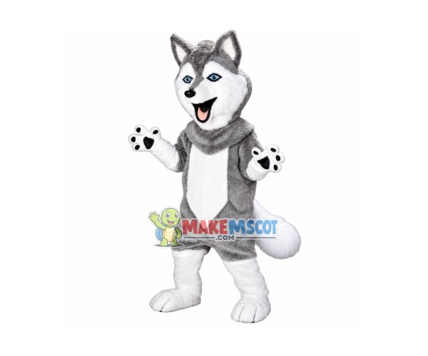 Lovely Husky Mascot Costume Lovely Husky Mascot Costume