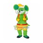 Green Mouse Mascot Costume Fancy Dress Outfit 