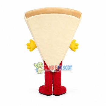 Deluxe Cartoon Pizza Slice Mascot Costume Deluxe Cartoon Pizza Slice Mascot Costume