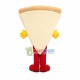 Deluxe Cartoon Pizza Slice Mascot Costume Deluxe Cartoon Pizza Slice Mascot Costume