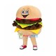 Deluxe Cartoon Double Cheeseburger Lightweight Mascot Costume Deluxe Cartoon Double Cheeseburger Lightweight Mascot Costume