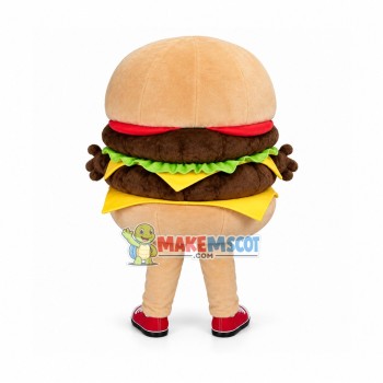 Deluxe Cartoon Double Cheeseburger Lightweight Mascot Costume Deluxe Cartoon Double Cheeseburger Lightweight Mascot Costume