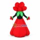 Red Flower Mascot Adult Costume	