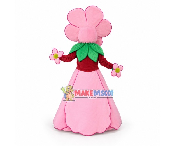 Pink Flower Mascot Adult Costume Pink Flower Mascot Adult Costume