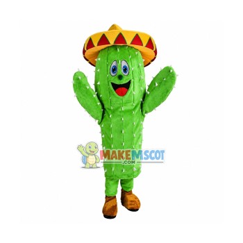 Adult Cartoon Mexican Cactus Mascot Costume Adult Cartoon Mexican Cactus Mascot Costume