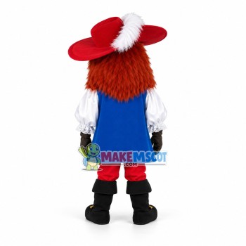 Athos Musketeer Mascot Costume Athos Musketeer Mascot Costume