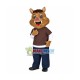 Lovely Brown Wild Boar Mascot Adult Costume Lovely Brown Wild Boar Mascot Adult Costume