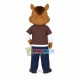 Lovely Brown Wild Boar Mascot Adult Costume Lovely Brown Wild Boar Mascot Adult Costume