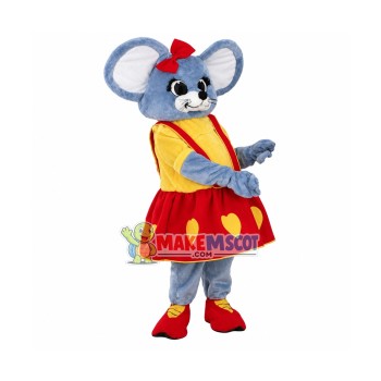 Cute Mouse Girl Mascot Adult Costume	