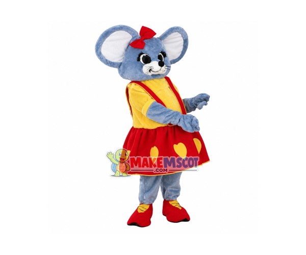 Cute Mouse Girl Mascot Adult Costume Cute Mouse Girl Mascot Adult Costume