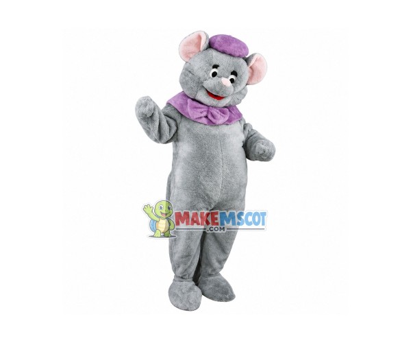 Cute Grey Mouse Mascot Adult Costume Cute Grey Mouse Mascot Adult Costume