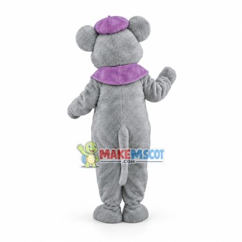 Cute Grey Mouse Mascot Adult Costume Cute Grey Mouse Mascot Adult Costume