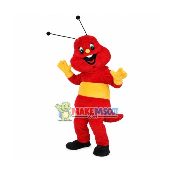 Lovely Red Ant Mascot Adult Costume	