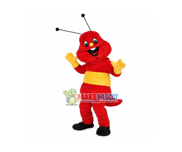 Lovely Red Ant Mascot Adult Costume Lovely Red Ant Mascot Adult Costume