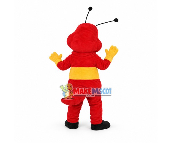 Lovely Red Ant Mascot Adult Costume	