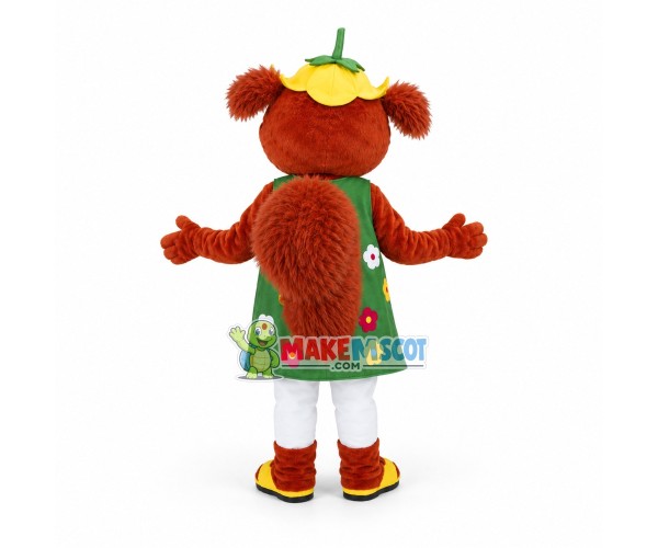 Cute Squirrel Girl Mascot Adult Costume Cute Squirrel Girl Mascot Adult Costume