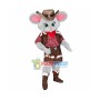 Cowgirl Grey Mouse Mascot Adult Costume	