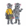 Mouse Couple Mascot Costume Fancy Dress Outfit 	
