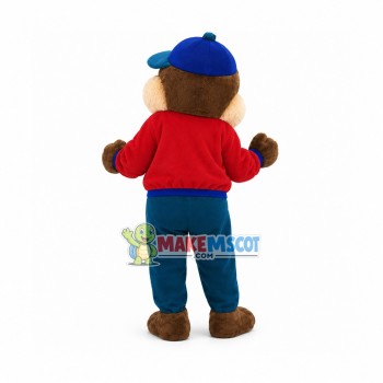 Squirrel Boy Mascot Costume Fancy Dress Outfit 	