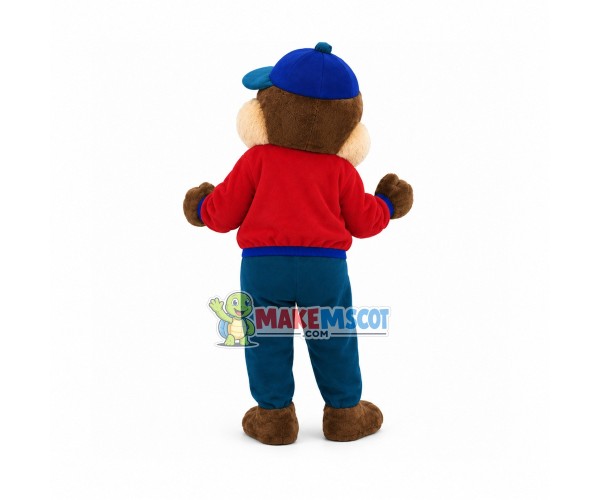 Squirrel Boy Mascot Costume Fancy Dress Outfit Squirrel Boy Mascot Costume Fancy Dress Outfit