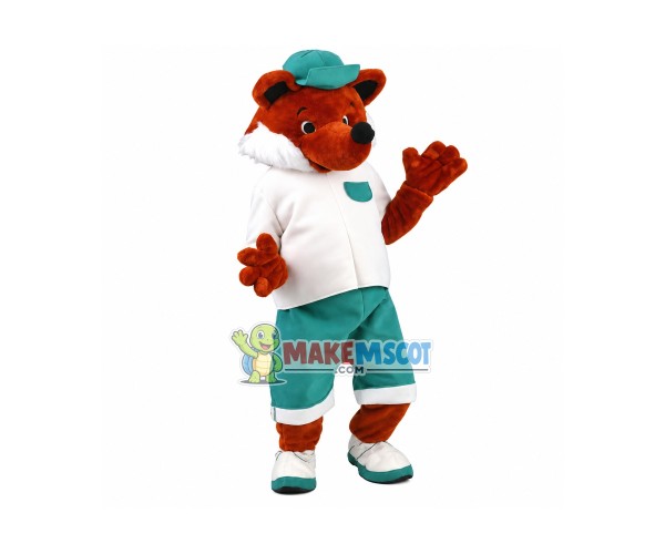 Fox Boy Mascot Costume Fancy Dress Outfit Fox Boy Mascot Costume Fancy Dress Outfit