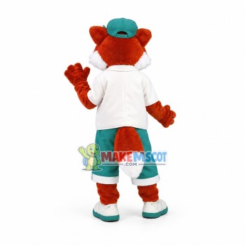 Fox Boy Mascot Costume Fancy Dress Outfit