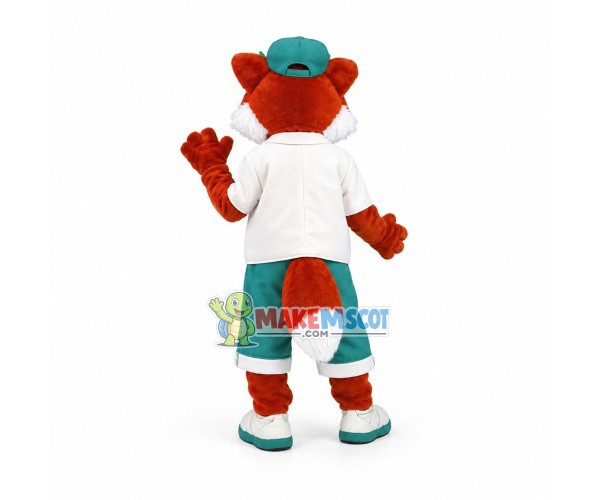 Fox Boy Mascot Costume Fancy Dress Outfit Fox Boy Mascot Costume Fancy Dress Outfit