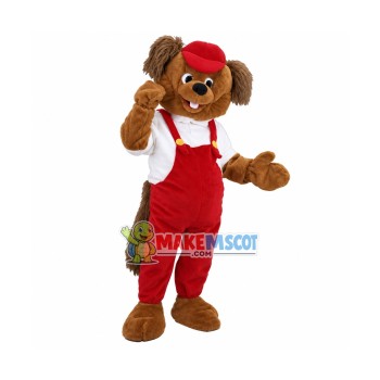 Beaver Boy Mascot Costume Fancy Dress Outfit Beaver Boy Mascot Costume Fancy Dress Outfit