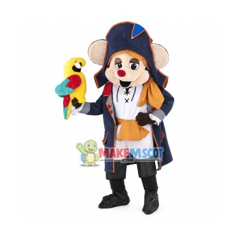 Captain Marine Mascot Costume Captain Marine Mascot Costume