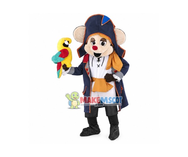 Captain Marine Mascot Costume Captain Marine Mascot Costume