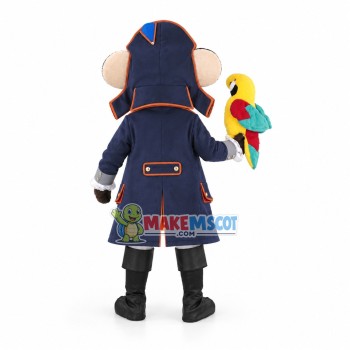 Captain Marine Mascot Costume Captain Marine Mascot Costume