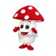 Adult Cartoon Red Mushroom Mascot Costume	