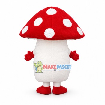 Adult Cartoon Red Mushroom Mascot Costume Adult Cartoon Red Mushroom Mascot Costume