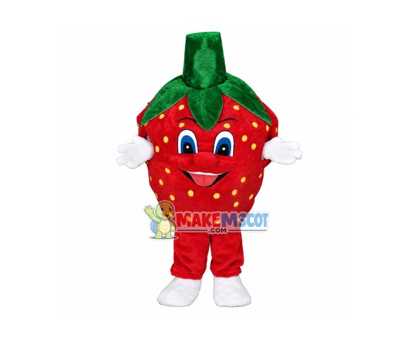 Deluxe Cartoon Strawberry Lightweight Mascot Adult Costume Deluxe Cartoon Strawberry Lightweight Mascot Adult Costume