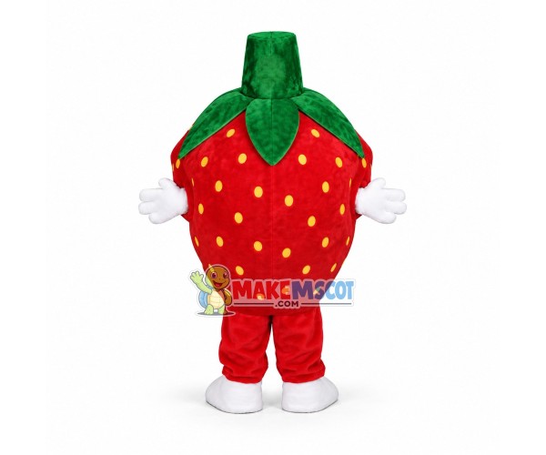 Deluxe Cartoon Strawberry Lightweight Mascot Adult Costume Deluxe Cartoon Strawberry Lightweight Mascot Adult Costume