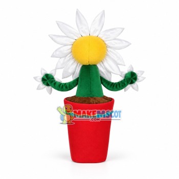 Lightweight Cartoon Flower In Pot Mascot Adult Costume 