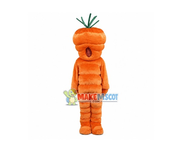 Carrot Man Mascot Costume Carrot Man Mascot Costume