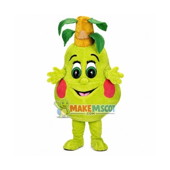 Deluxe Cartoon Pear Lightweight Mascot Costume Deluxe Cartoon Pear Lightweight Mascot Costume
