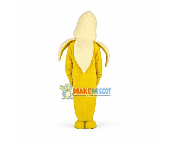 Adult Cartoon Peeled Banana Mascot Costume Adult Cartoon Peeled Banana Mascot Costume