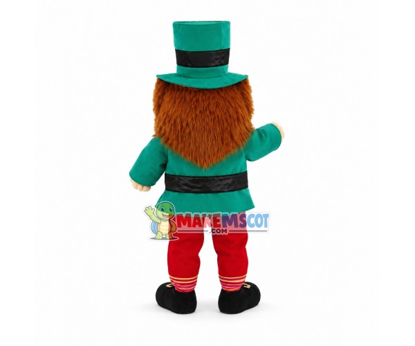 Happy Leprechaun Mascot Costume 