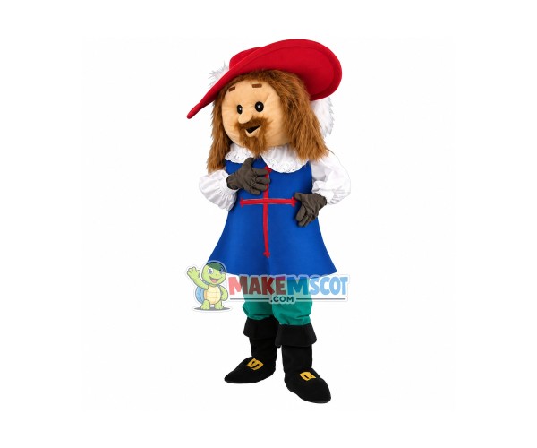 Aramis Musketeer Mascot Costume 