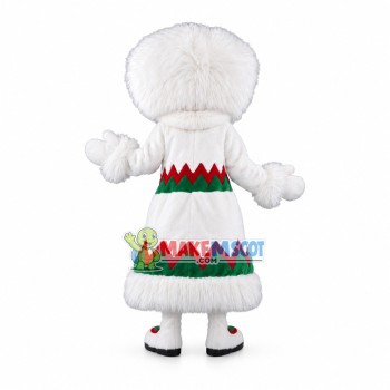 Eskimo Woman Mascot Costume Eskimo Woman Mascot Costume