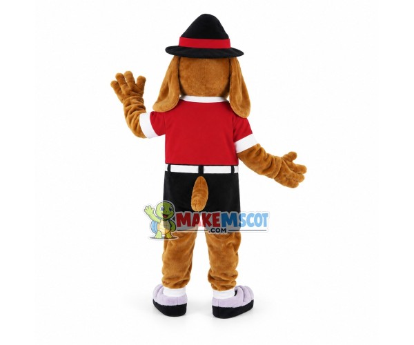 Lovely Hound Dog Mascot Costume Fancy Dress Outfit Lovely Hound Dog Mascot Costume Fancy Dress Outfit